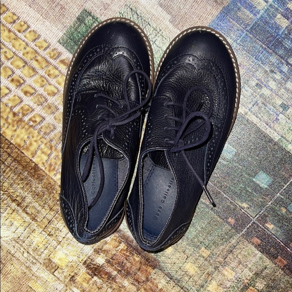 Zara boys leather shoes